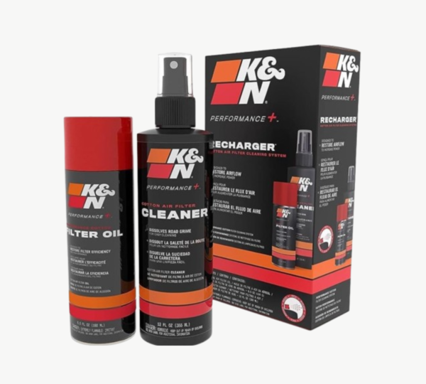 K&N Air Filter Cleaning Kit: Aerosol Filter Cleaner and Oil Kit