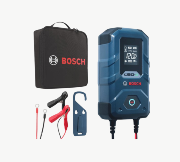 BOSCH C80-Li: 15A 6V/12V Next-Gen Battery Charger for Lead-Acid & Lithium